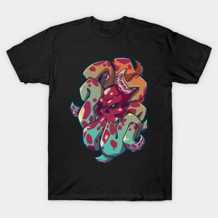 Angry Skull Octopus T-Shirt